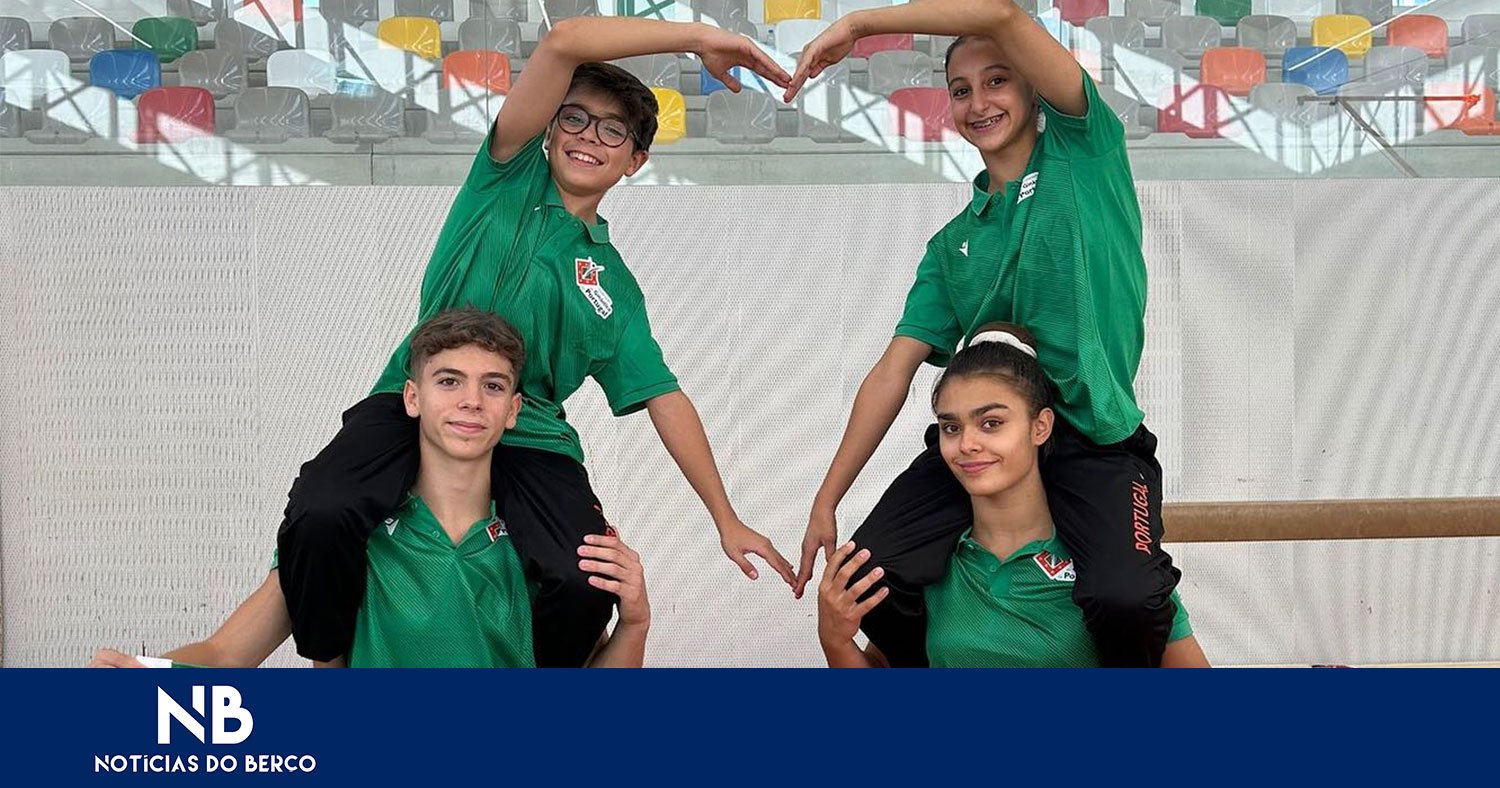 Quarteto representa Guimagym e Guimarães no Campeonato da Europa de Acrobática