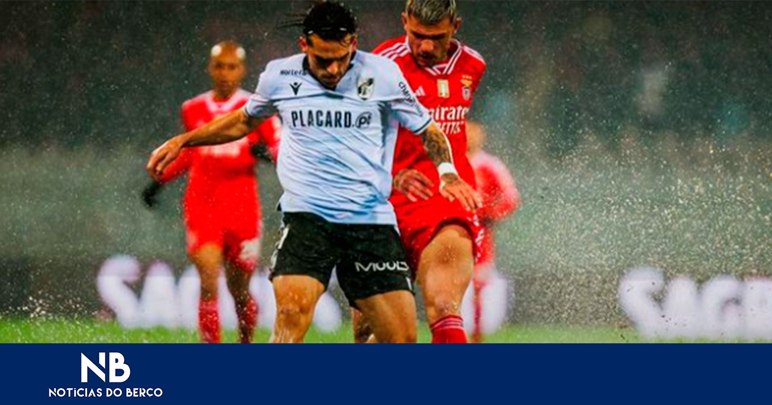 Vitória em inferioridade numérica empata com o Benfica