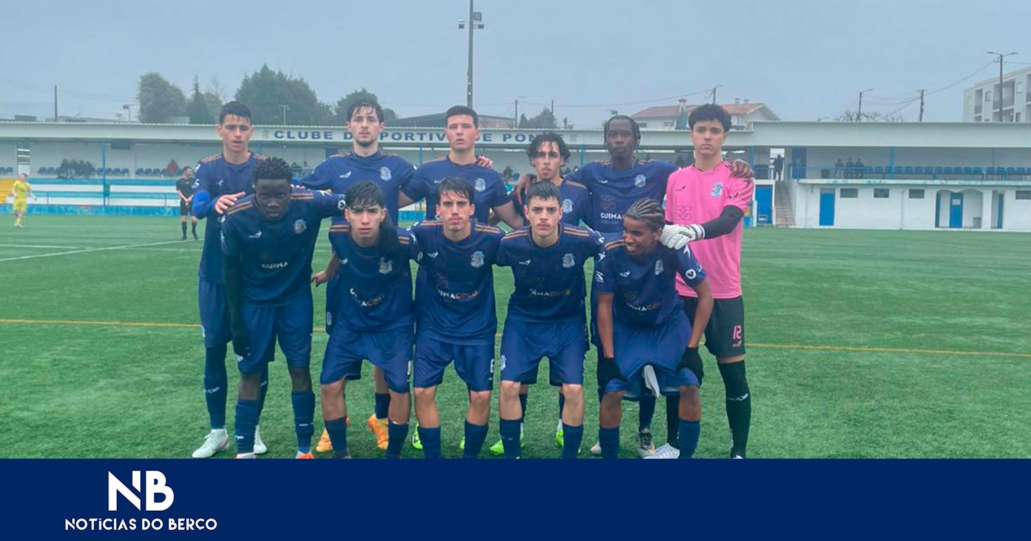 Juniores do Ponte derrotados na receção ao Vieira