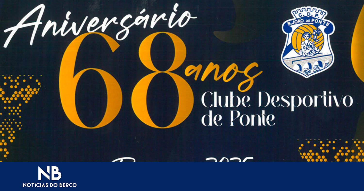 Ponte com programa de aniversário definido