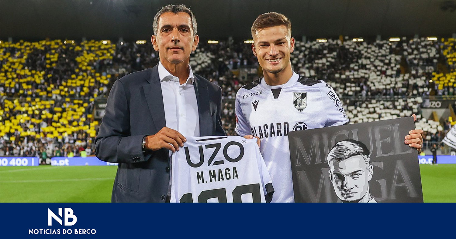 Miguel Maga distinguido pelo jogo 100