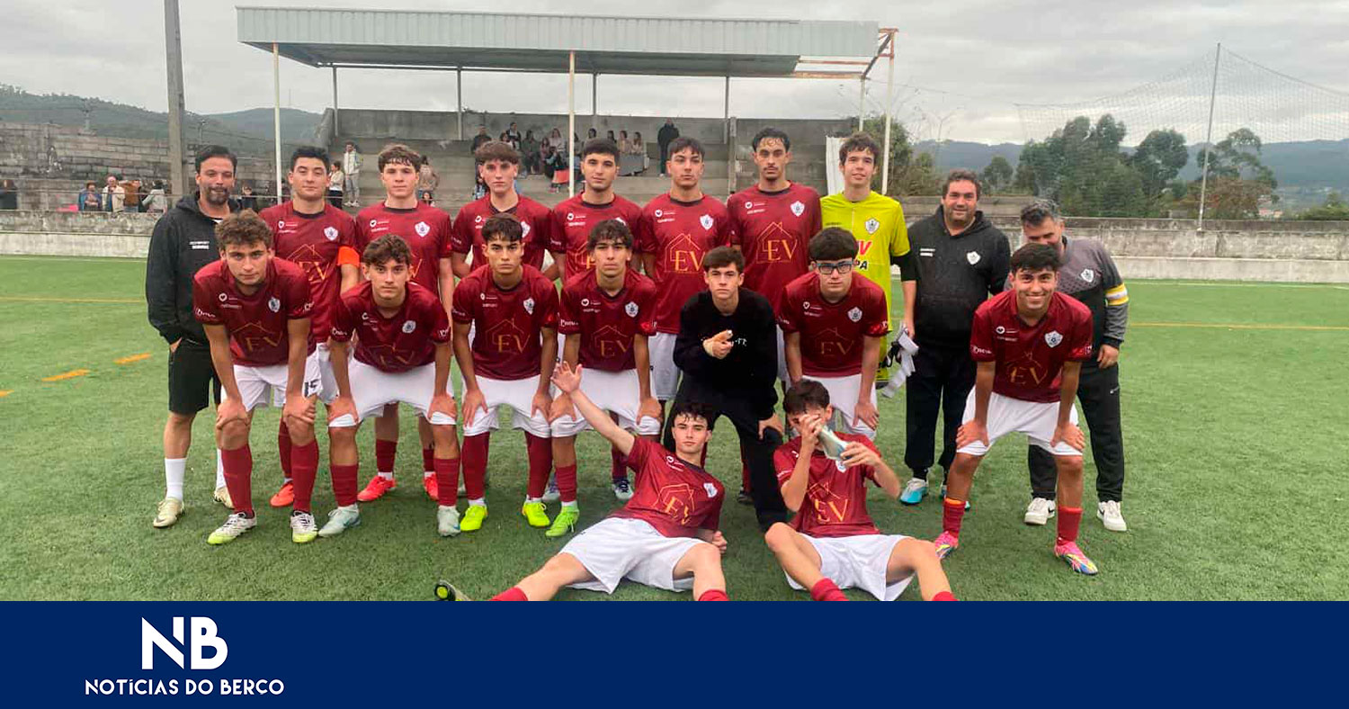 Juniores do Selho golearam o Ribeira de Neiva