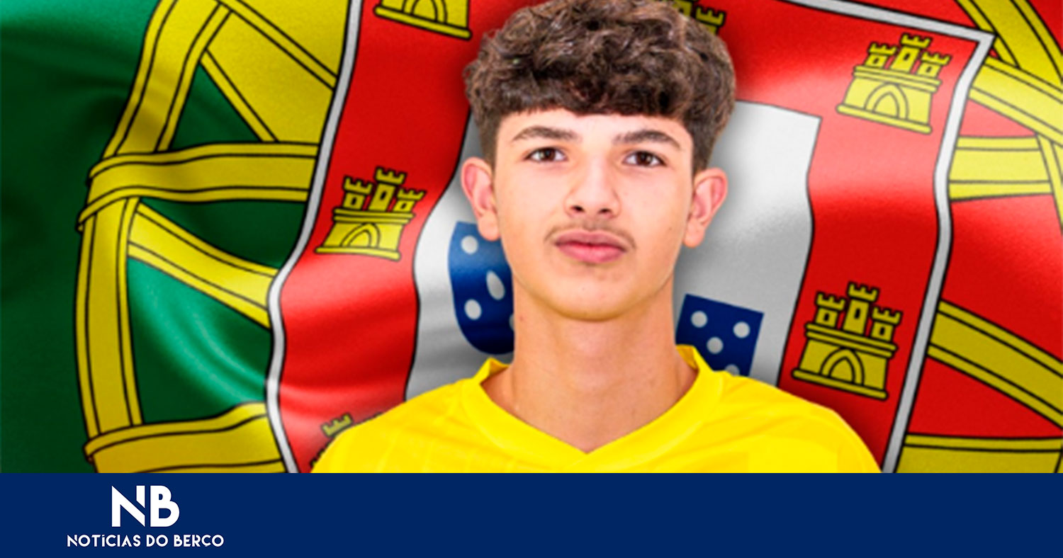 Gabriel Gomes nos sub-15 de Portugal