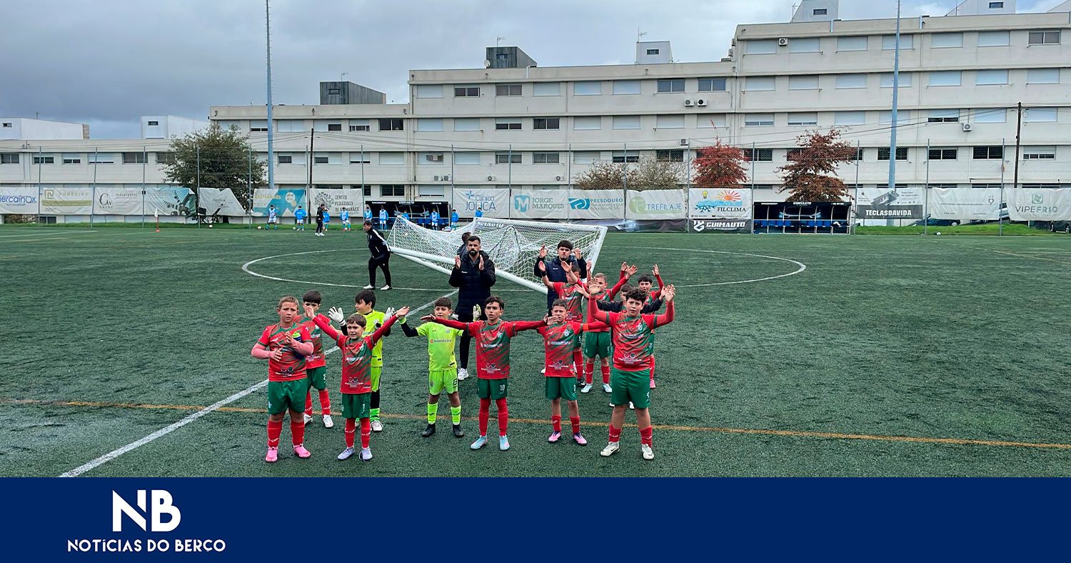 Benjamins do Santo Estêvão na fase de apuramento de campeão