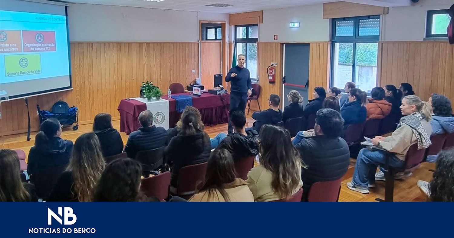 Três dezenas aderiram à formação de primeiros socorros