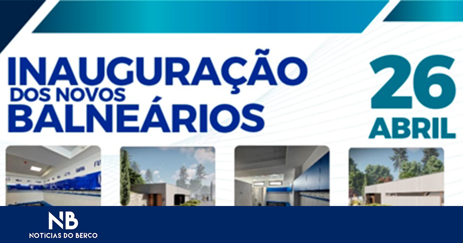 Inauguração dos novos balneários do Souto e Gondomar agendada para 26 de abril