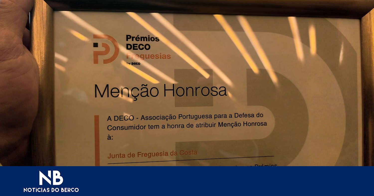 Freguesia da Costa distinguida com Menção Honrosa