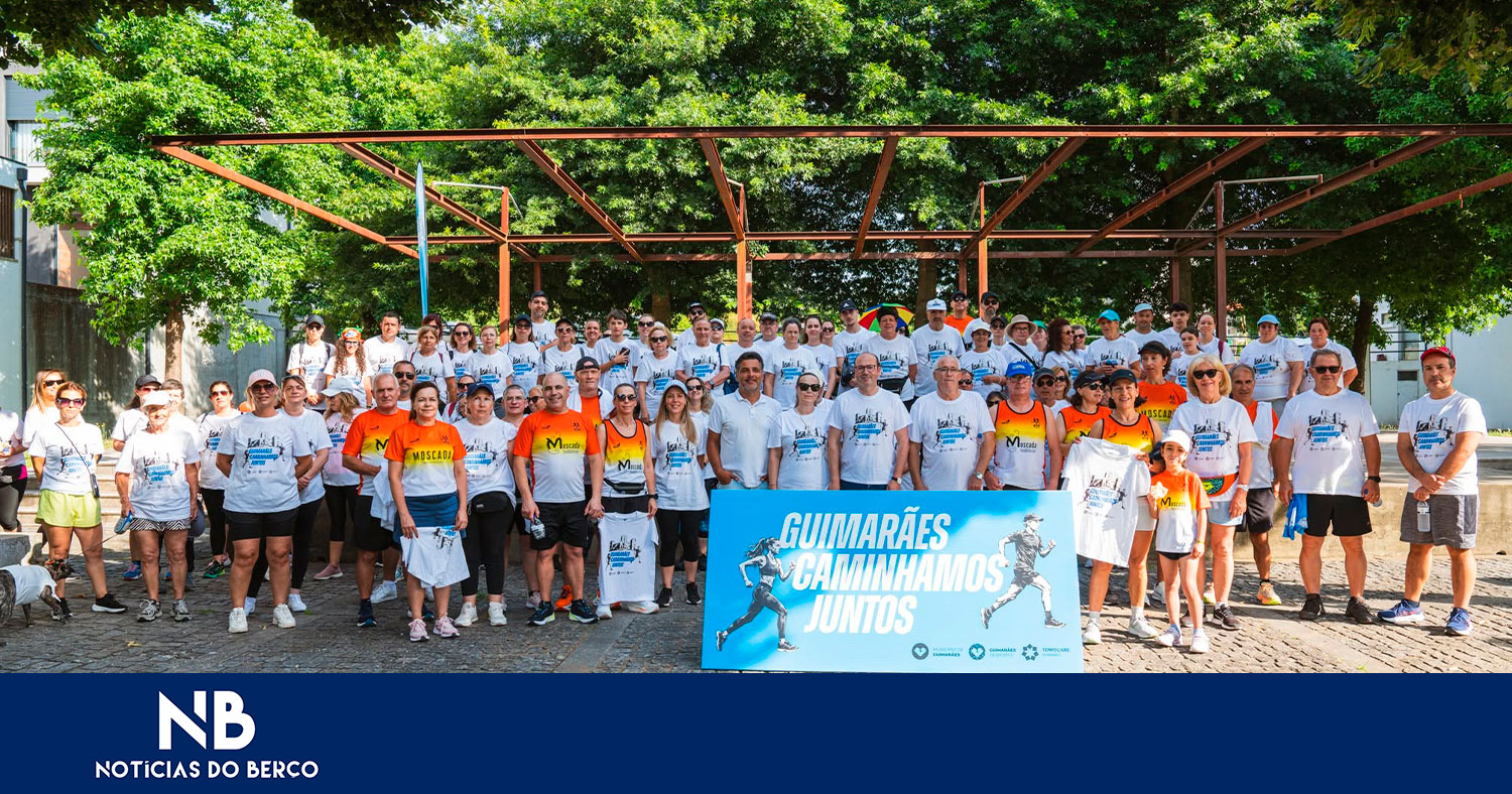 Alberto Martins esteve em Brito na iniciativa “Guimarães Caminhamos Juntos”