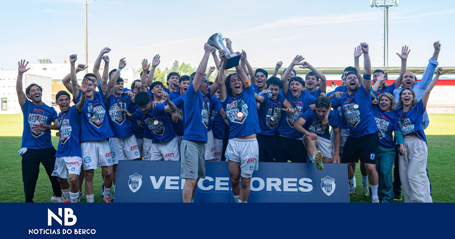 Sub-19 do Berço conquistaram Taça da AF Braga