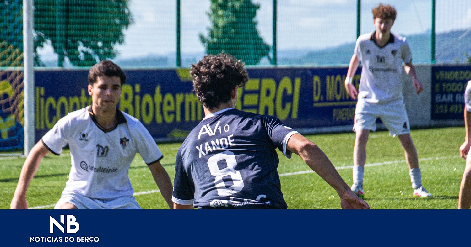Juniores do Santiago Mascotelos defrontam Berço na final da Taça da AF Braga