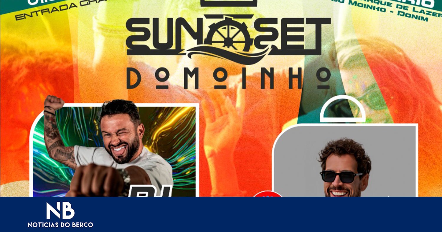 Sunset do Moinho com cartaz de luxo e várias atividades