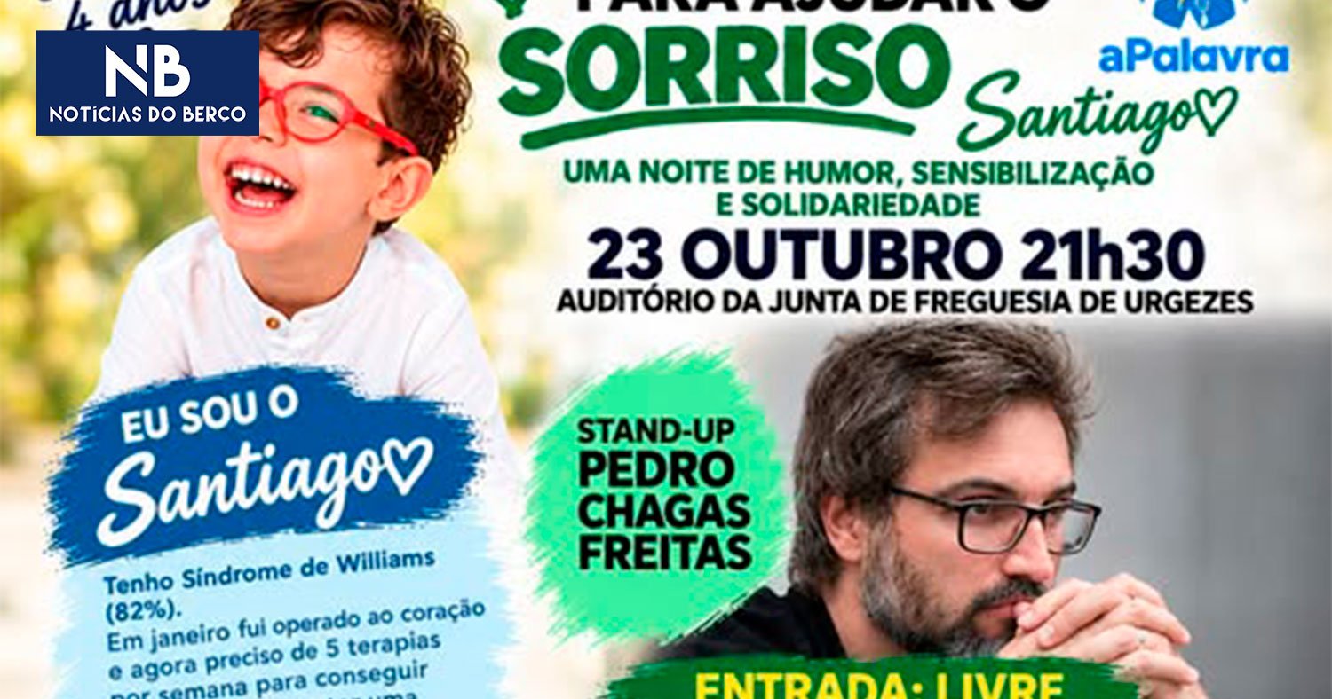 Espetáculo solidário para ajudar o pequeno Santiago