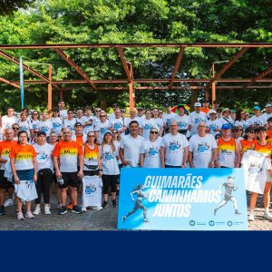 Alberto Martins esteve em Brito na iniciativa “Guimarães Caminhamos Juntos”