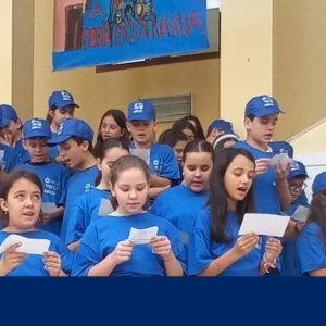 Campanha Laço Azul 2026 juntou 750 crianças em Briteiros